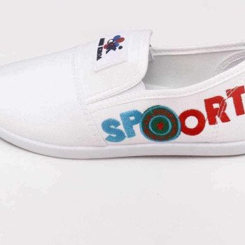 Giày Anh Khoa-AK17-trắng không dây