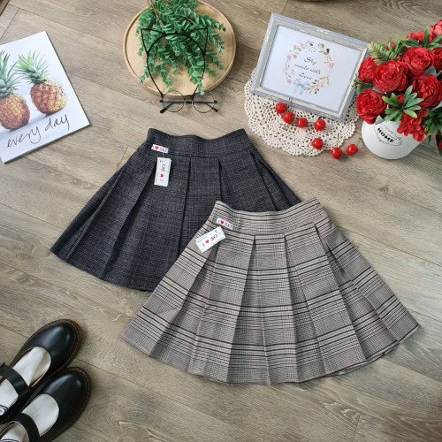 Chân váy học sinh kẻ kèm quần cotton bên trong size 7 -15-kidsky-bán sỉ Chân váy học sinh kẻ kèm quần cotton bên trong size 7 -15 Chân váy học sinh kẻ kèm quần cotton bên trong size 7 -15-CHÂN VÁY HỌC SINH