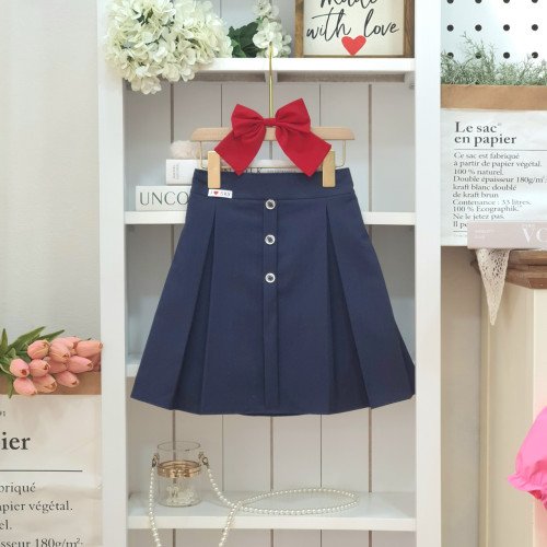 Chân váy xếp ly dáng dài xanh than cho học sinh size 5-15-kidsky-bán sỉ Chân váy xếp ly dáng dài xanh than cho học sinh size 5-15 Chân váy xếp ly dáng dài xanh than cho học sinh size 5-15-CHÂN VÁY HỌC SINH