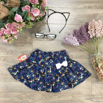 Chân váy hoa kèm quần bé gái size 6-10