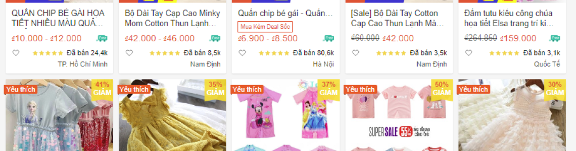 Có nên bán quần áo trẻ em Online không?