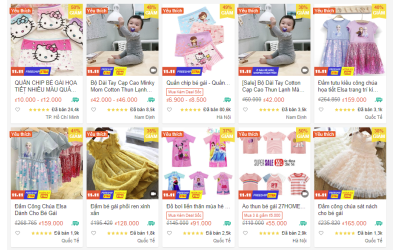Có nên bán quần áo trẻ em Online không?