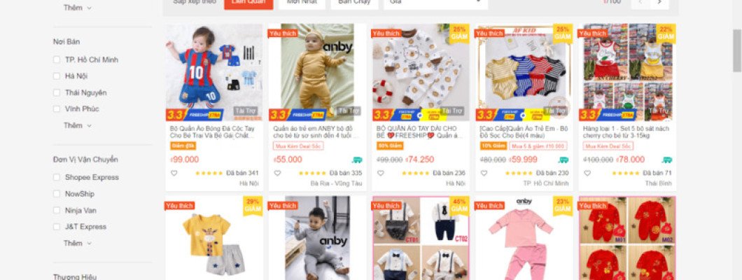 Bán sỉ quần áo trẻ em online làm thế nào ra nhiều đơn Bán sỉ quần áo trẻ em online làm thế nào ra nhiều đơn