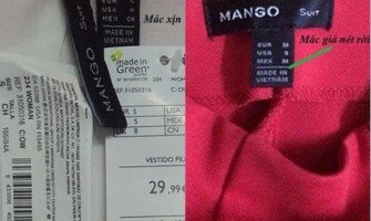 Phân biệt quần áo trẻ em xuất khẩu thật và giả