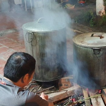 Cho thuê nồi luộc bánh chưng  30 - 40 chiếc