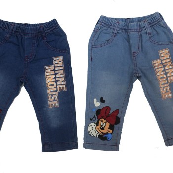 quần jean in hình mickey bé gái- Q2578