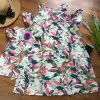 Váy tơ đũi tay trễ dún ngực size đại S -L-kidsky-bán sỉ Váy tơ đũi tay trễ dún ngực size đại S -L Váy tơ đũi tay trễ dún ngực size đại S -L-