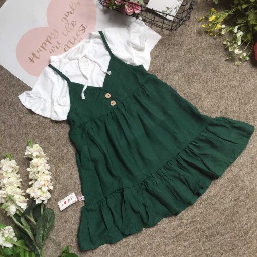 Combo váy yếm đũi tằm kèm áo cotton size 7 -10-kidsky-bán sỉ Combo váy yếm đũi tằm kèm áo cotton size 7 -10 Combo váy yếm đũi tằm kèm áo cotton size 7 -10-