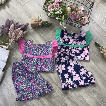 Bộ lanh hoa bé gái size 6-10  -b20275