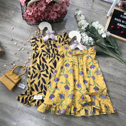 Váy boi hoa đuôi cá vạt lệch- V50125-kidsky-bán sỉ Váy boi hoa đuôi cá vạt lệch- V50125 Váy boi hoa đuôi cá vạt lệch- V50125-