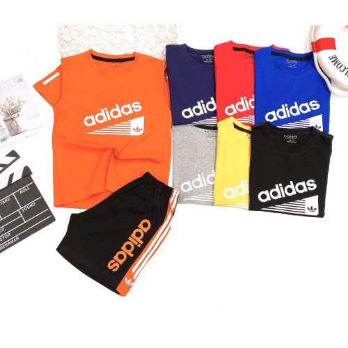 Bộ bé trai cotton in hình adidas-chikids-bán sỉ Bộ bé trai cotton in hình adidas Bộ bé trai cotton in hình adidas-ĐỒ BỘ XUÂN HÈ BÉ TRAI