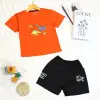 Bộ cotton bé trai cộc tay in hình khủng long-ĐỒ BỘ XUÂN HÈ BÉ TRAI