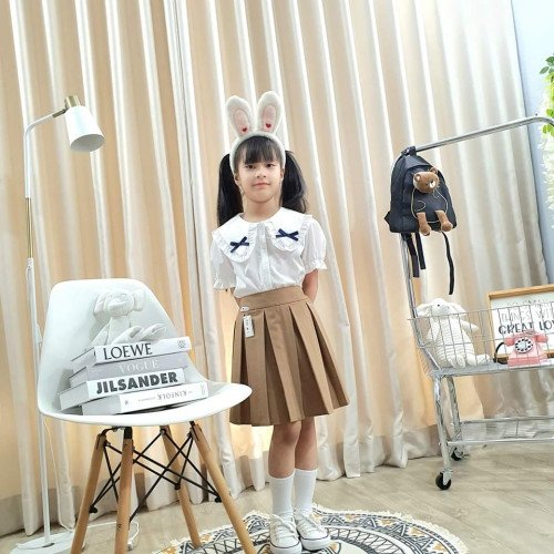 Áo sơ mi trắng học sinh cổ bèo 2 nơ size 7-11-kidsky-bán sỉ Áo sơ mi trắng học sinh cổ bèo 2 nơ size 7-11 Áo sơ mi trắng học sinh cổ bèo 2 nơ size 7-11-ÁO SƠ MI CỘC TAY BÉ GÁI